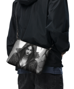 Alternative view of Goth Witch Crossbody Bag – Dark Aesthetic, Versatile & Stylish