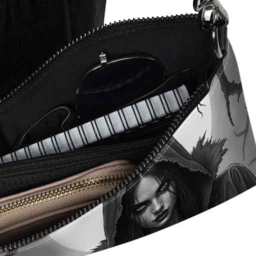 Goth Witch Crossbody Bag – Dark Aesthetic, Versatile & Stylish - Image 9