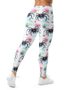 Cute Spider Candy Leggings – Stylish, Stretchy & Durable Halloween-Inspired Activewear