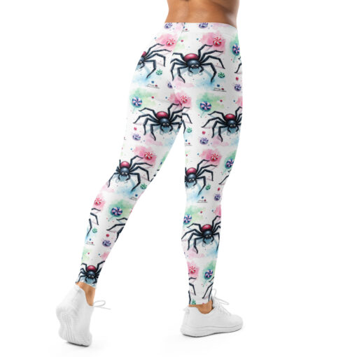 Cute Spider Candy Leggings – Stylish, Stretchy & Durable Halloween-Inspired Activewear