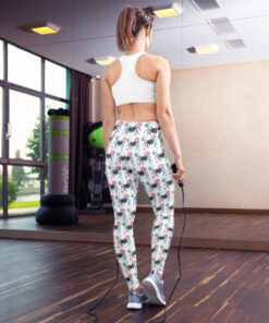 Alternative view of Spider Candy Yoga Leggings – Super Soft, Stretchy & Comfortable Halloween-Inspired Activewear