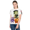 Halloween ClipArt Youth Crew Neck T-Shirt – Soft, Colorful & Durable Statement Tee for Teens