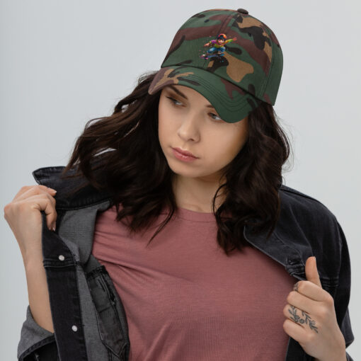Sporty Skateboarding Cap – Low-Profile Adjustable Cotton Twill Hat with Curved Visor - Image 6