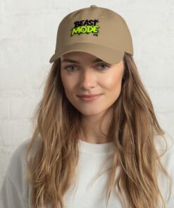 Alternative view of 🧢 Dad Cap – “Beast Mode On” | Adjustable Low-Profile Hat