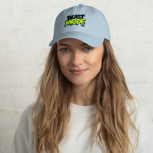 🧢 Dad Cap – “Beast Mode On” | Adjustable Low-Profile Hat - Image 5