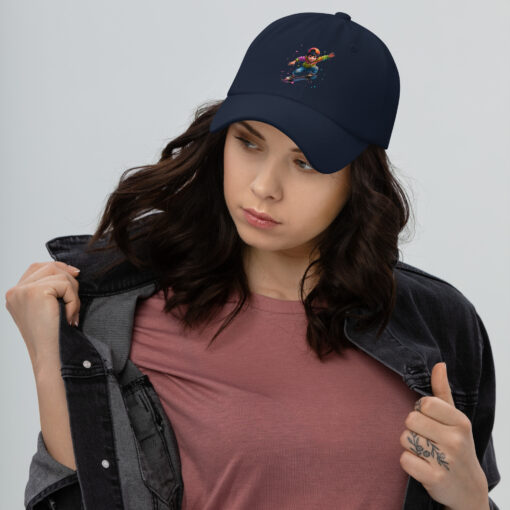 Sporty Skateboarding Cap – Low-Profile Adjustable Cotton Twill Hat with Curved Visor - Image 2