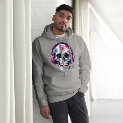 Dead Tired but Still Stylish Skull Hoodie | Muerto de Cansancio pero con Estilo - Image 7