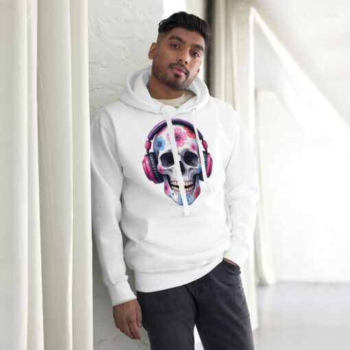 Dead Tired but Still Stylish Skull Hoodie | Muerto de Cansancio pero con Estilo - Image 13
