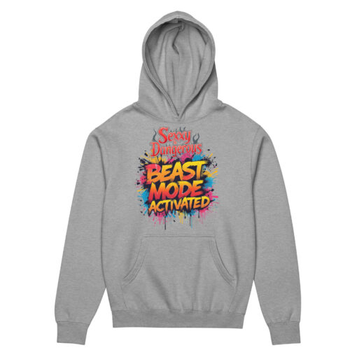Beast Mode Activated Men’s Box Hoodie | Premium Streetwear & Fitness Style - Image 8