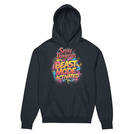 Beast Mode Activated Men’s Box Hoodie | Premium Streetwear & Fitness Style - Image 4