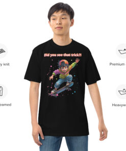 Men’s Premium Heavyweight Skateboarding T-Shirt