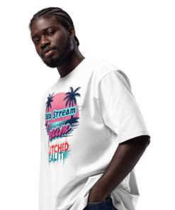 Data Stream Dream T-Shirt | Glitched Reality Vaporwave Streetwear Oversized heavyweight t-shirt