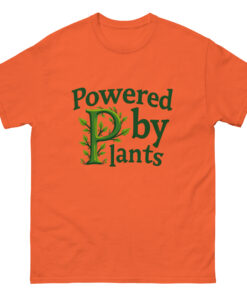 Alternative view of Unisex Classic Tee | “Powered By Plants” Graphic T-Shirt | Vegan & Eco-Friendly Streetwear