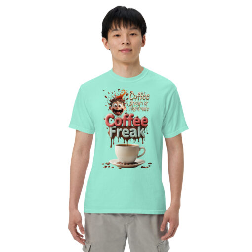 Coffee Freak T-Shirt | Funny Coffee Lover Graphic Tee | Multiple Colors Available - Image 51
