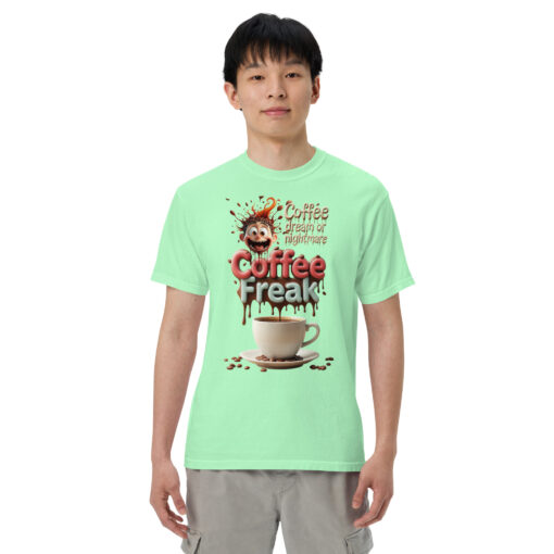 Coffee Freak T-Shirt | Funny Coffee Lover Graphic Tee | Multiple Colors Available - Image 56