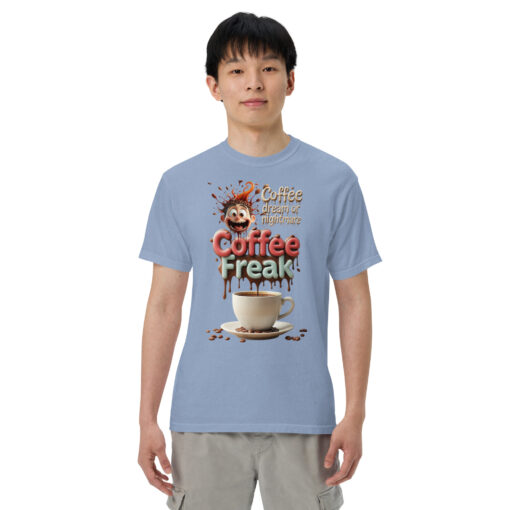 Coffee Freak T-Shirt | Funny Coffee Lover Graphic Tee | Multiple Colors Available - Image 36