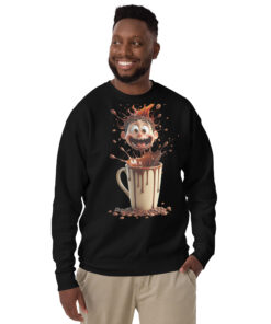Coffee Dream or Nightmare | Funny Coffee Lover Premium Sweatshirt | Streetwear Style