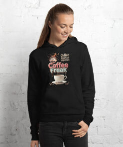 🔥 Coffee Freak Unisex Hoodie – Cozy Streetwear for True Coffee Lovers