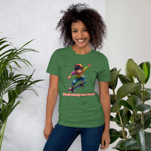Women’s / Unisex Skateboarding T-Shirt - Image 13