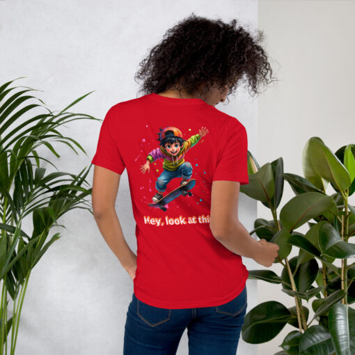 Women’s / Unisex Skateboarding T-Shirt - Image 8