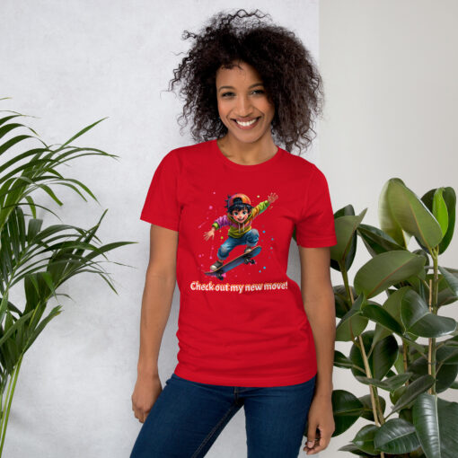 Women’s / Unisex Skateboarding T-Shirt - Image 5