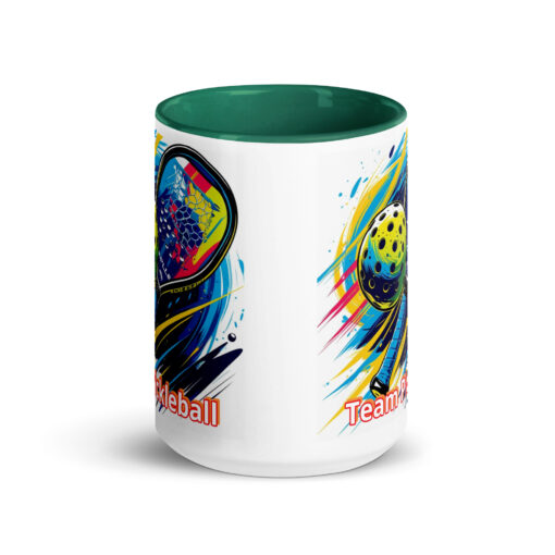 15 oz. Ceramic Mug with Color Inside – Team Pickleball - Image 8