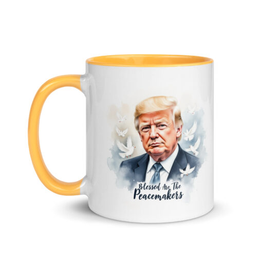 Presidential Peacemakers Mug with Color Inside – Ceramic Coffee & Tea Cup - Image 25