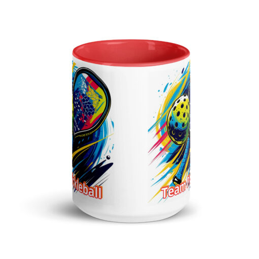15 oz. Ceramic Mug with Color Inside – Team Pickleball - Image 5