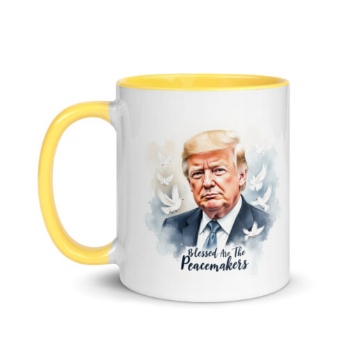 Presidential Peacemakers Mug with Color Inside – Ceramic Coffee & Tea Cup - Image 30