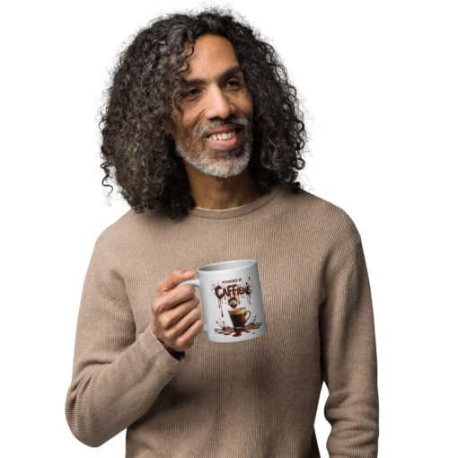 Powered by Caffeine Coffee Mug – Funny Coffee Lover Gift | Dishwasher & Microwave Safe Ceramic Cup (11oz, 15oz, 20oz) - Image 6