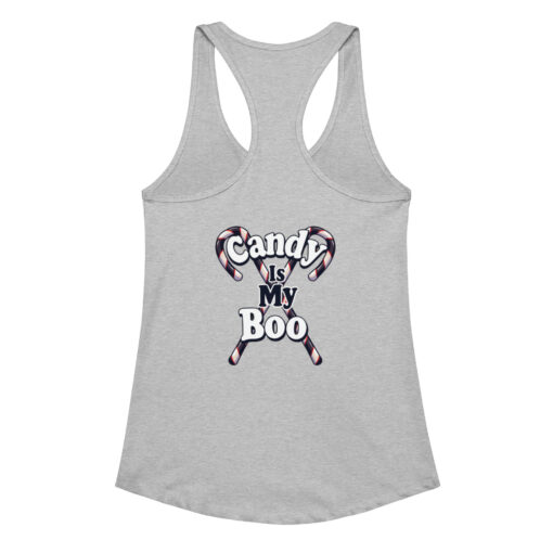 Pumpkins Happy Halloween | Women’s Fitted Racerback Tank Top | Cute Halloween Workout Shirt - Image 10