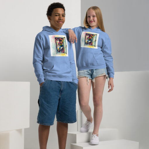 Life’s Better on a Board Youth Hoodie – Skater Kids Heavy Blend Pullover, Comfortable & Durable - Image 4