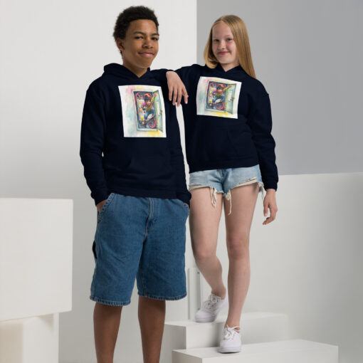Life’s Better on a Board Youth Hoodie – Skater Kids Heavy Blend Pullover, Comfortable & Durable - Image 2