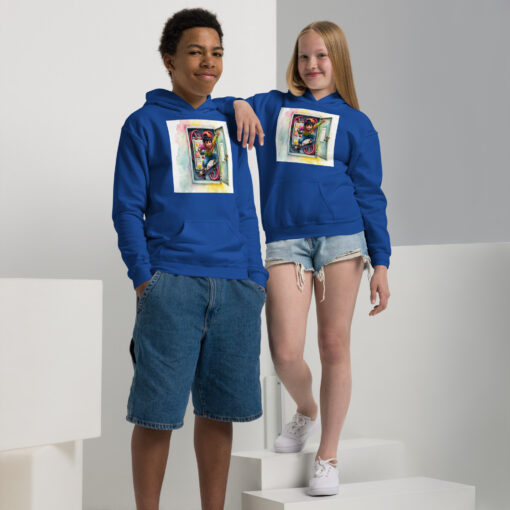Life’s Better on a Board Youth Hoodie – Skater Kids Heavy Blend Pullover, Comfortable & Durable - Image 3