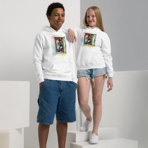 Life’s Better on a Board Youth Hoodie – Skater Kids Heavy Blend Pullover, Comfortable & Durable