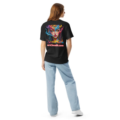 unisex garment-dyed heavyweight t-shirt featuring your Cotton Candy Splash Art image - Image 2