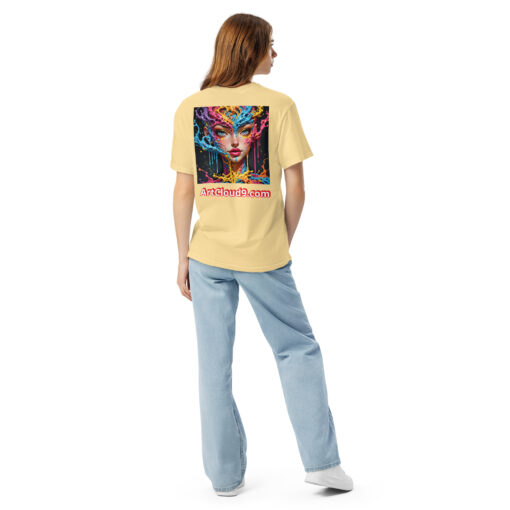 unisex garment-dyed heavyweight t-shirt featuring your Cotton Candy Splash Art image - Image 18