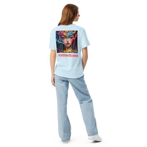 unisex garment-dyed heavyweight t-shirt featuring your Cotton Candy Splash Art image - Image 22