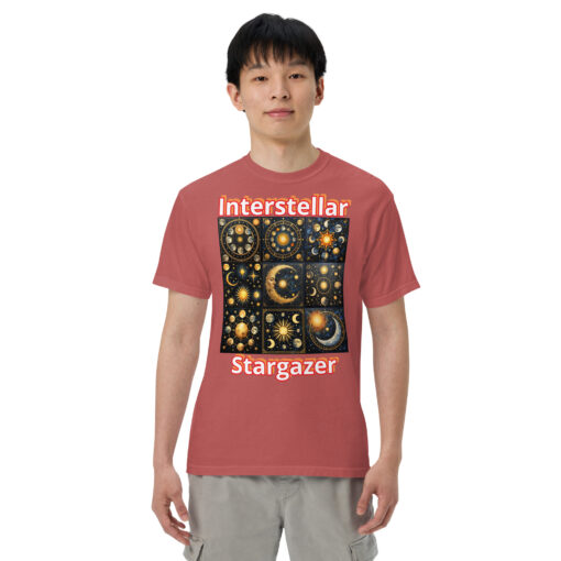 Interstellar Stargazer Unisex Garment-Dyed Heavyweight T-Shirt - Image 3