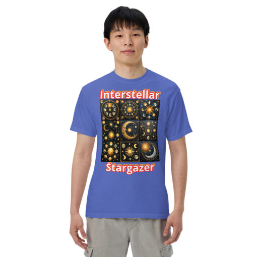 Interstellar Stargazer Unisex Garment-Dyed Heavyweight T-Shirt - Image 5