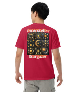 Alternative view of Interstellar Stargazer Unisex Garment-Dyed Heavyweight T-Shirt