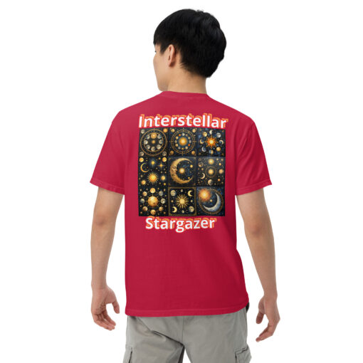 Interstellar Stargazer Unisex Garment-Dyed Heavyweight T-Shirt - Image 2