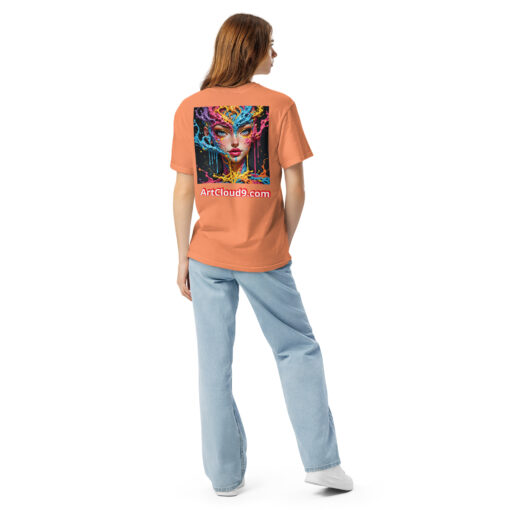 unisex garment-dyed heavyweight t-shirt featuring your Cotton Candy Splash Art image - Image 14