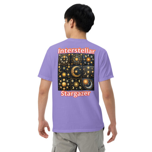 Interstellar Stargazer Unisex Garment-Dyed Heavyweight T-Shirt - Image 10