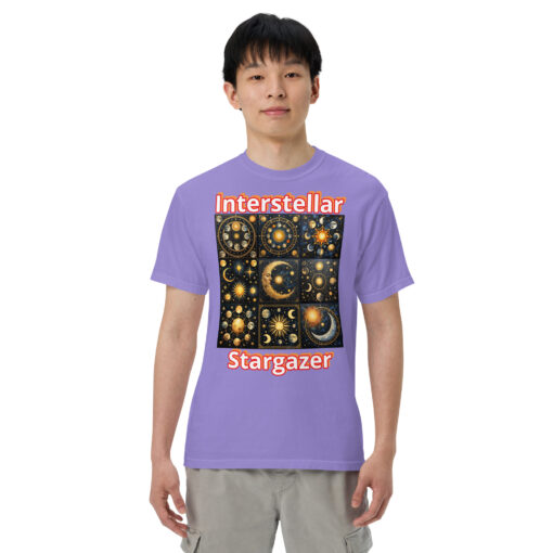Interstellar Stargazer Unisex Garment-Dyed Heavyweight T-Shirt - Image 9