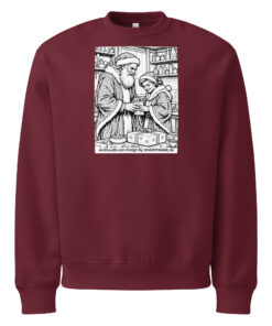 Alternative view of Santa Coloring Oversized heavyweight sweatshirt