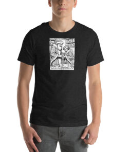 Alternative view of Santa Coloring Unisex t-shirt